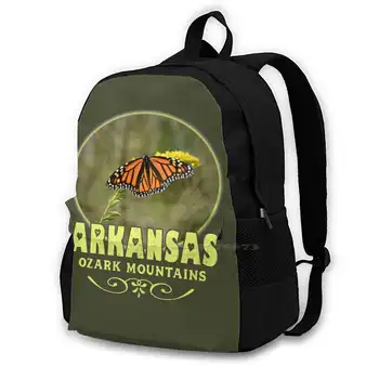 Пеперуда монарх | S Nature Design Мода Пътуване Лаптоп Училище раница чанта Природа S планини Ранди Форестър монарх
